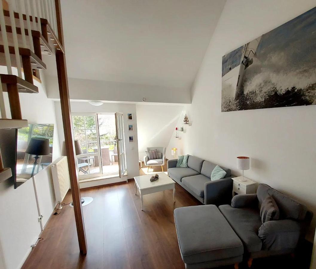 Hochwertige Ferienwohnung Direkt Am Wasser Mit Balkon Greifswald Exterior foto